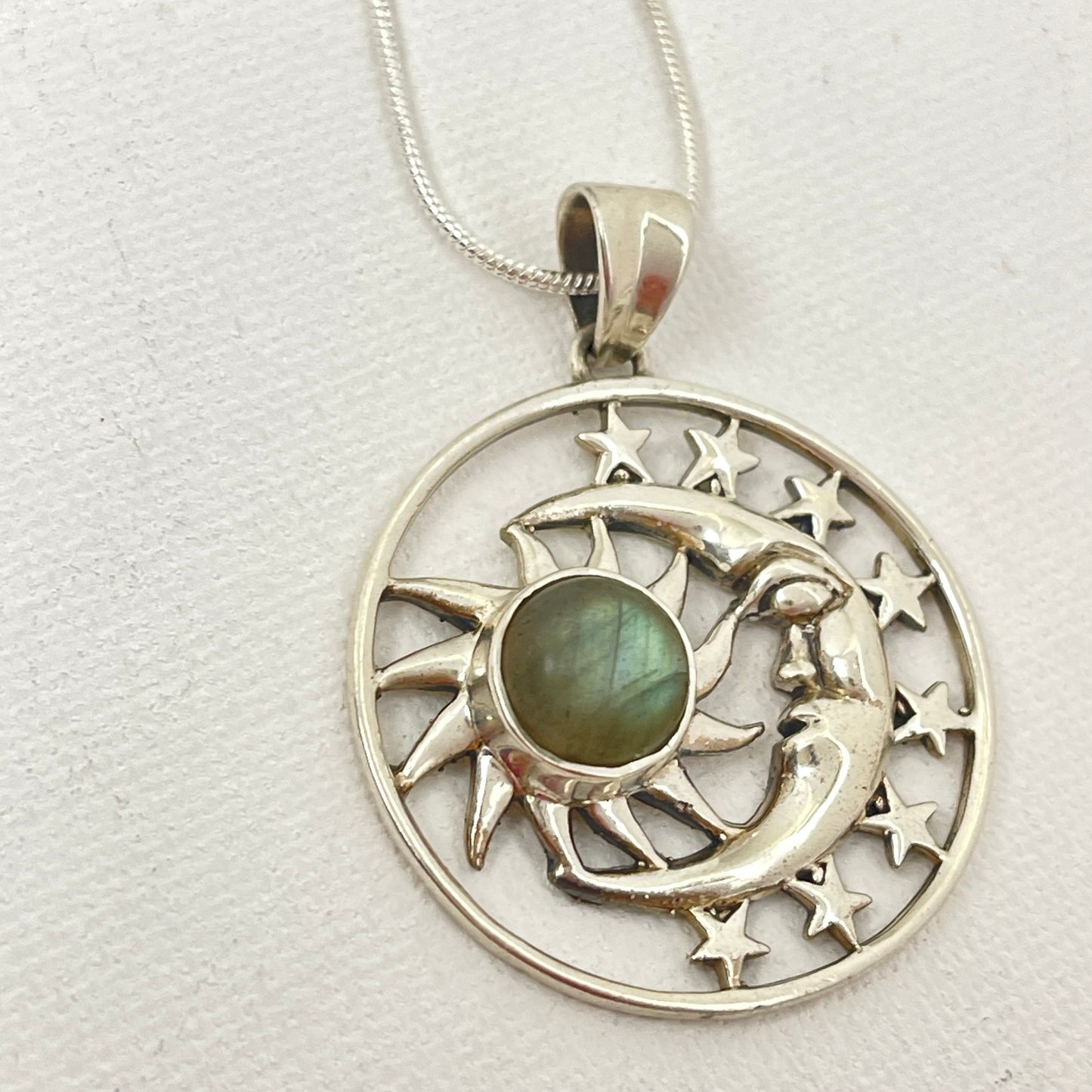 Sun, Moon and Stars Pendant