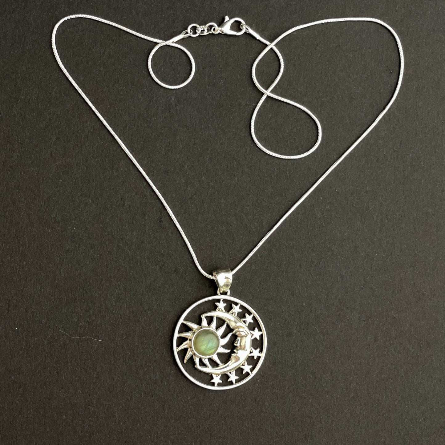 Sun, Moon and Stars Pendant