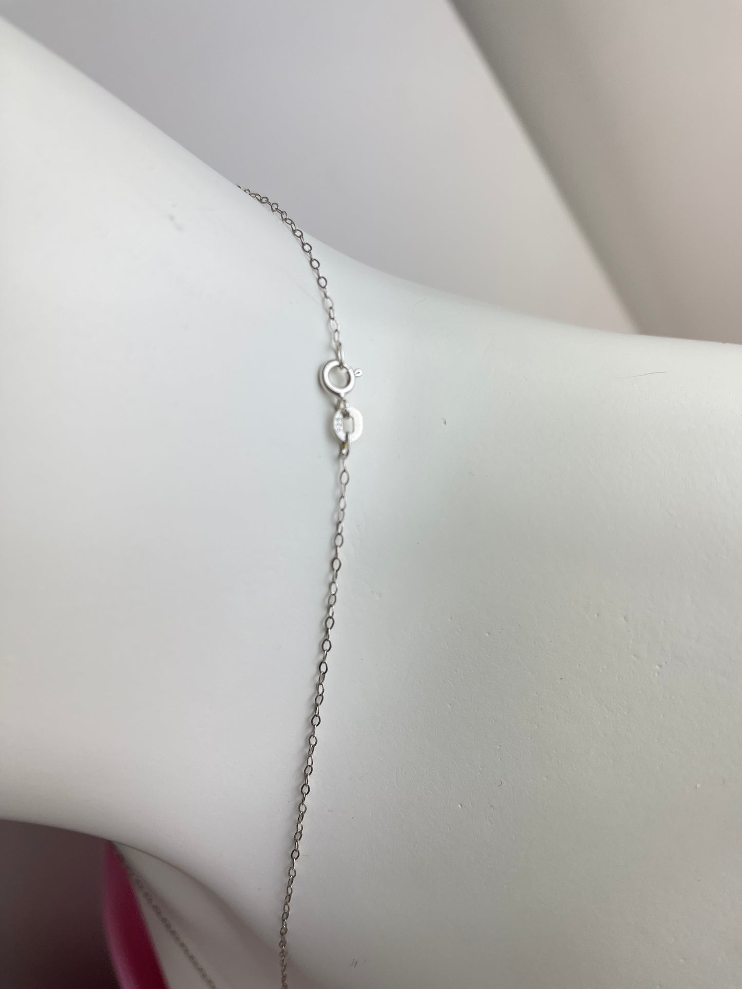 Paraiba Apatite Heart Necklace in Sterling Silver