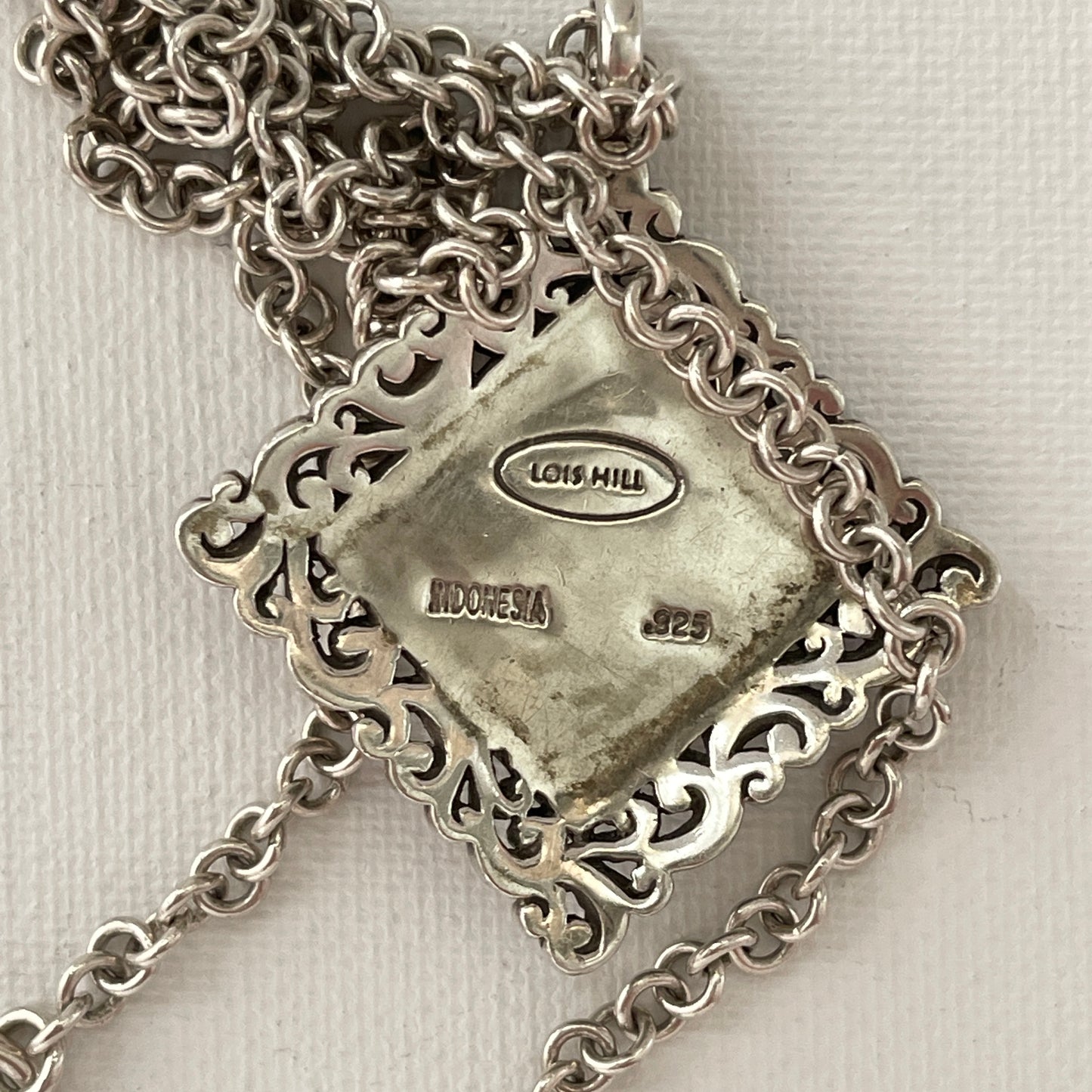 Lois Hill Inlaid Mother of Pearl Necklace