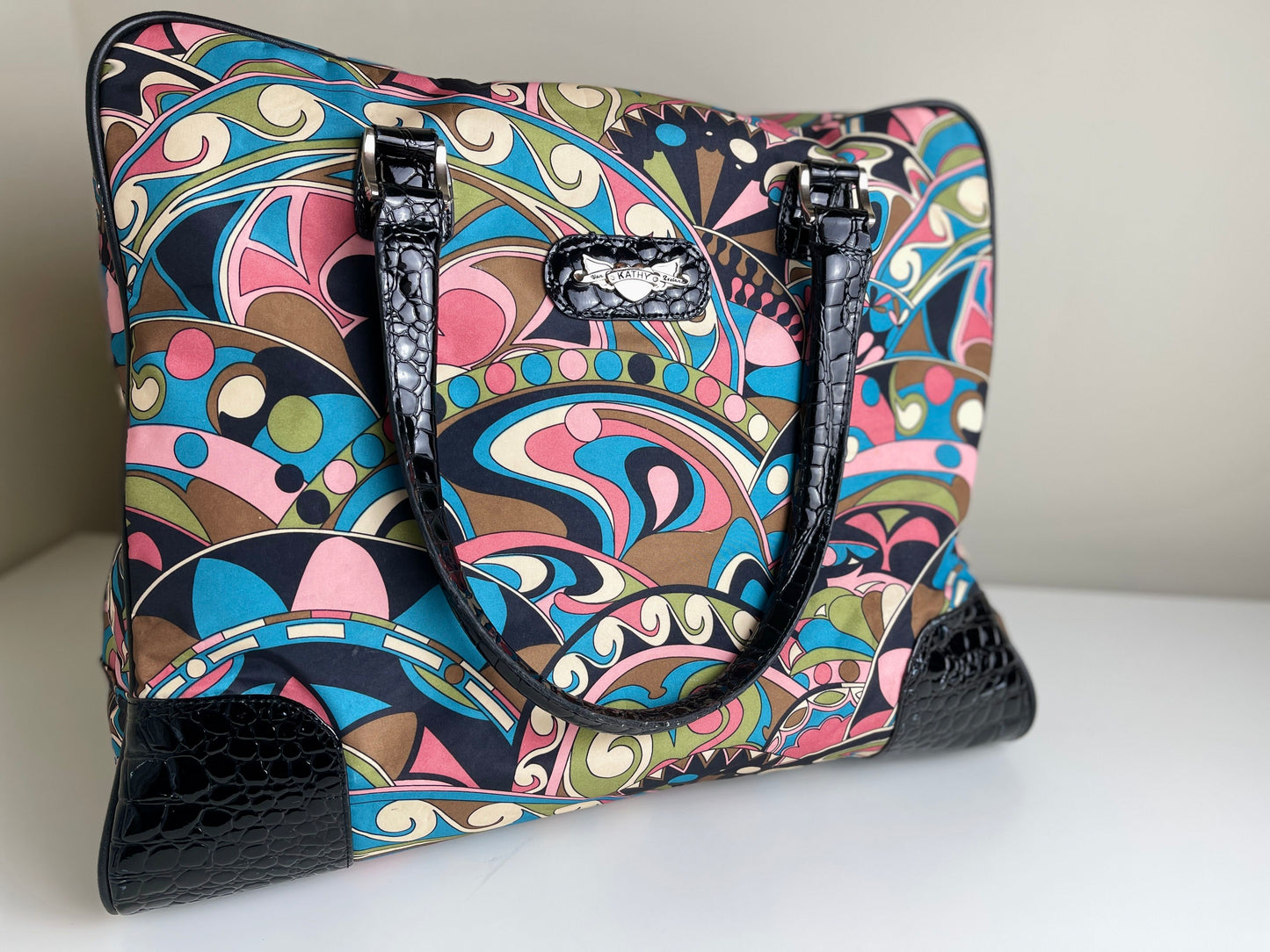 Groovy Weekender Travel Bag by Kathy van Zeeland