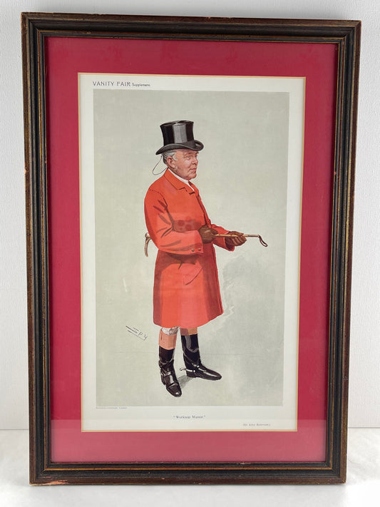 1911 Vanity Fair Lithograph "Worksop Manor"