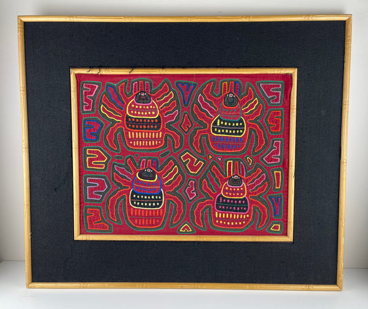 Panamanian Kuna Indian Mola Fabric Art