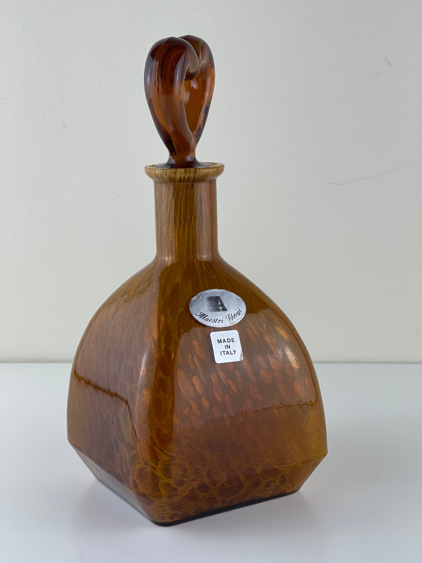 Maestri Vetrai 9" Glass Decanter