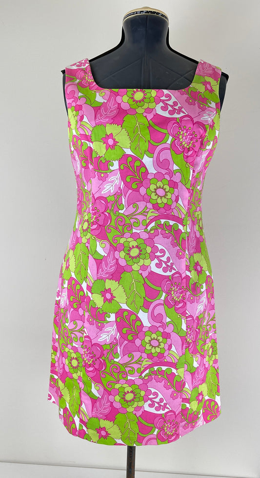 Floral Fitted Sleeveless Dress