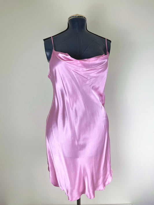 Silk Chemise in Pink